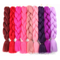 Cabelo de trança sintética 24 '' 100g/pack jumbo traiding crochet xpresion Braiding Hair